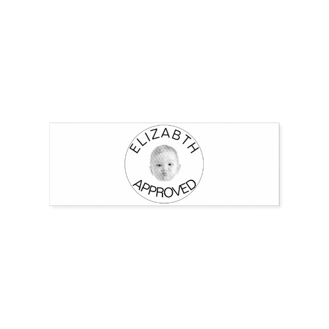 Carimbo Auto Entintado Retrato Moderno Melhor Oferta Engraçada Para Ele/E (Design)