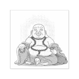 Carimbo Auto Entintado Rindo de Maitreya Buddha autopicante