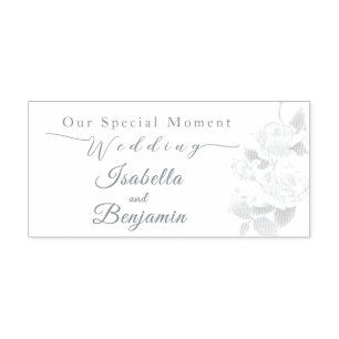 Carimbo Auto Entintado Rosa Dourado Elegante