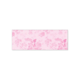 Carimbo Auto Entintado Rosa Suave Aquarela – Design Elegante Bege Rose