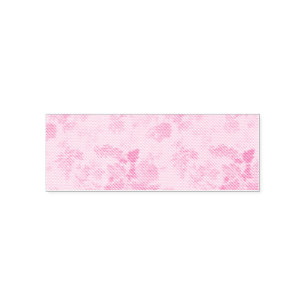 Carimbo Auto Entintado Rosa Suave Aquarela – Design Elegante Bege Rose