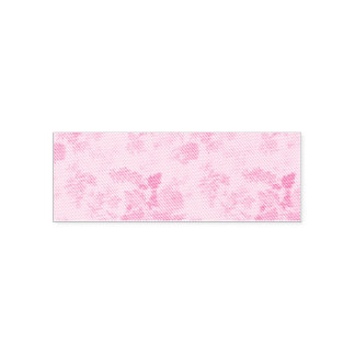 Carimbo Auto Entintado Rosa Suave Aquarela – Design Elegante Bege Rose
