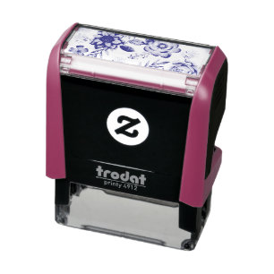 Carimbo Auto Entintado Rosa violeta
