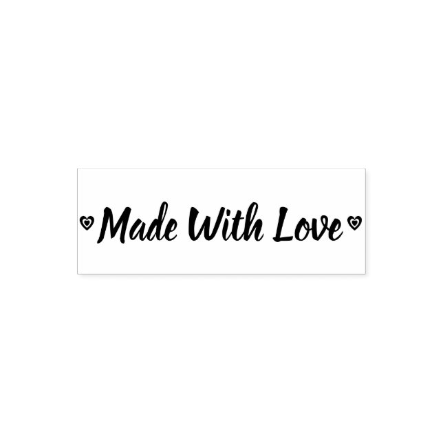 Carimbo Auto Entintado Rustic Feed With Love Hearts (Design)