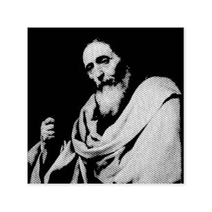 Carimbo Auto Entintado Santo Bartholomew do Apóstolo por Jusepe de Ribera