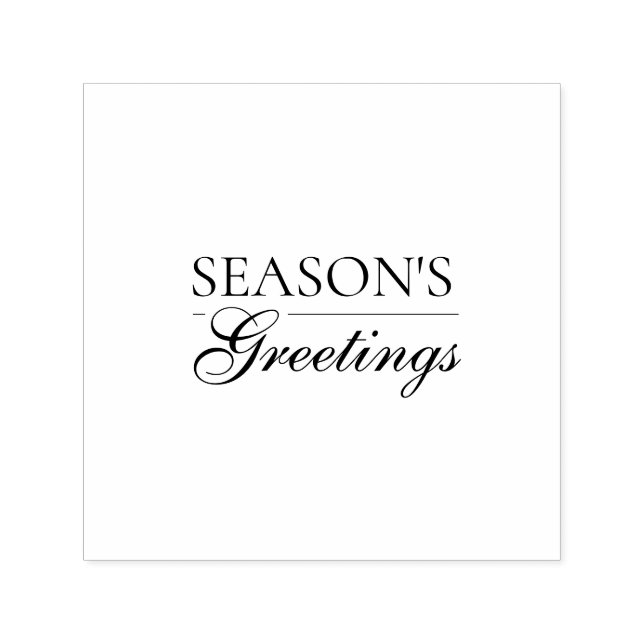 Carimbo Auto Entintado Seasonal Happy New Year Merry Christmas Holiday (Design)