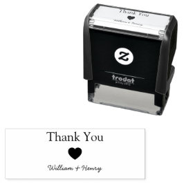 Carimbo Auto Entintado Self-Ink Personalizado Agradece-Lhe Empresa
