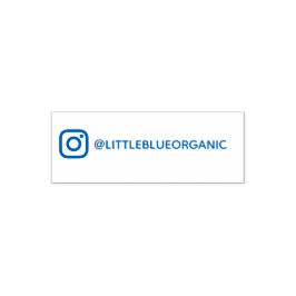 Carimbo Auto Entintado Selo do Instagram | Seu Nome no Instagram