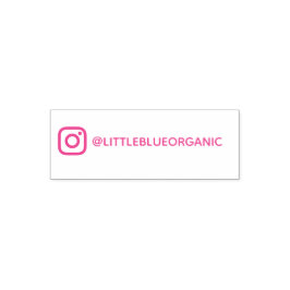 Carimbo Auto Entintado Selo do Instagram | Seu Nome no Instagram