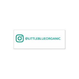 Carimbo Auto Entintado Selo do Instagram | Seu Nome no Instagram