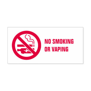 Carimbo Auto Entintado Sem fumaça ou vaping