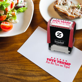 Carimbo Auto Entintado Sem Imposto sobre Dicas Votar Trump 2024 Recebimen