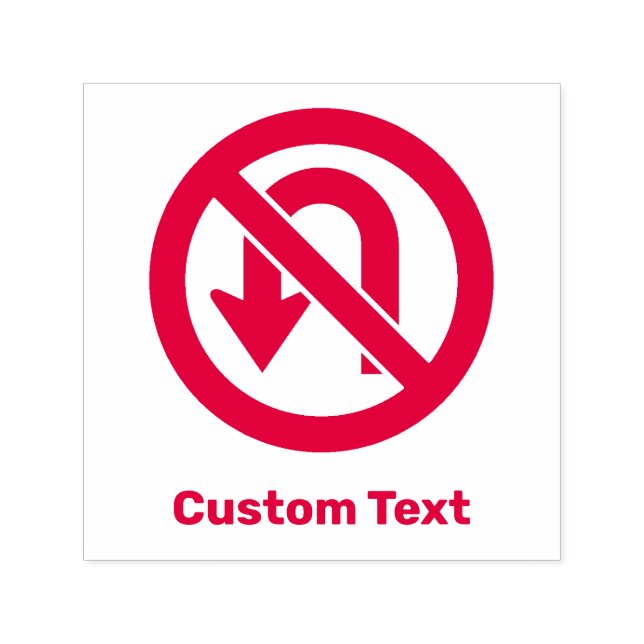 Carimbo Auto Entintado Sem sinal de volta (Design)