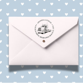 Carimbo Auto Entintado Semi Truck kenworth