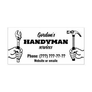 Carimbo Auto Entintado Serviços de Handyman