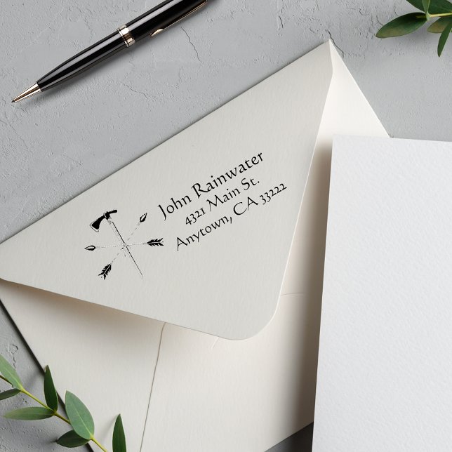 Carimbo Auto Entintado Setas cruzadas e x personalizadas (Criador carregado)