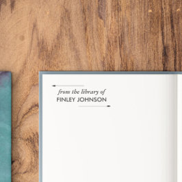 Carimbo Auto Entintado Setas Elegantes Da Biblioteca De