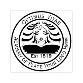 Carimbo Auto Entintado Seu logotipo. Excelente para Boutiques e Pequenas