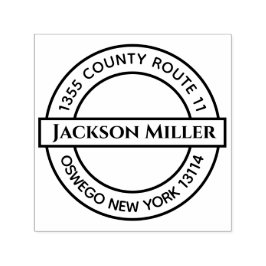 Carimbo Auto Entintado Seu nome e endereço