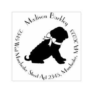 Carimbo Auto Entintado Shar Pei Dog Puppy