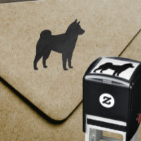 Shiba Inu Dog Break Silhouette