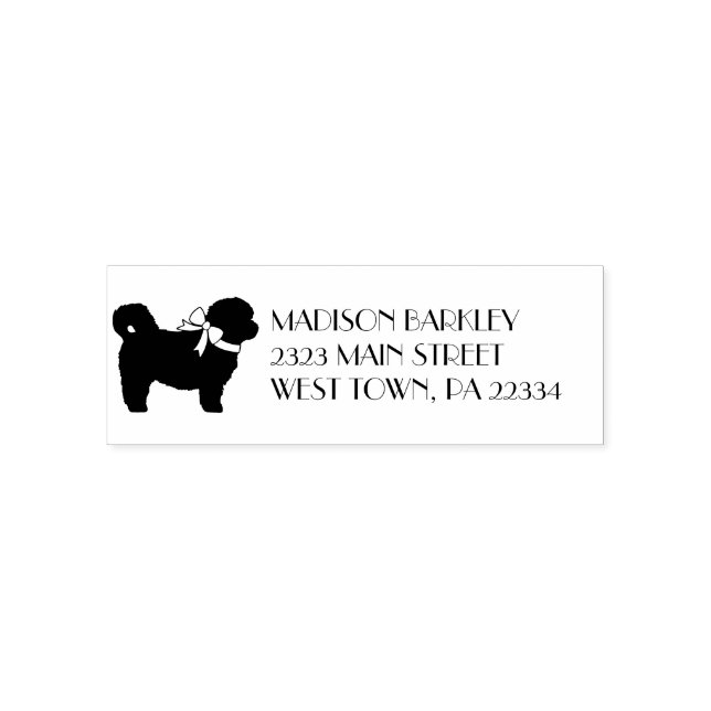 Carimbo Auto Entintado Shih Tzu Cachorro Puppy Urso Curto (Design)