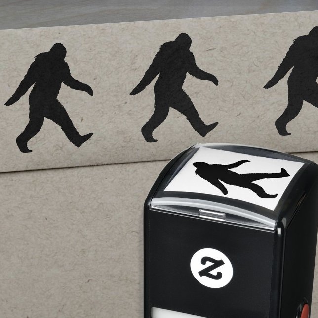 Carimbo Auto Entintado Silhouch Sasquatch Squatch Bigfoot (Criador carregado)