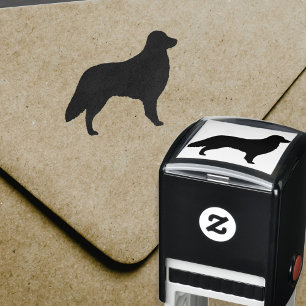 Carimbo Auto Entintado Silhueta para criação de cães com revestimento