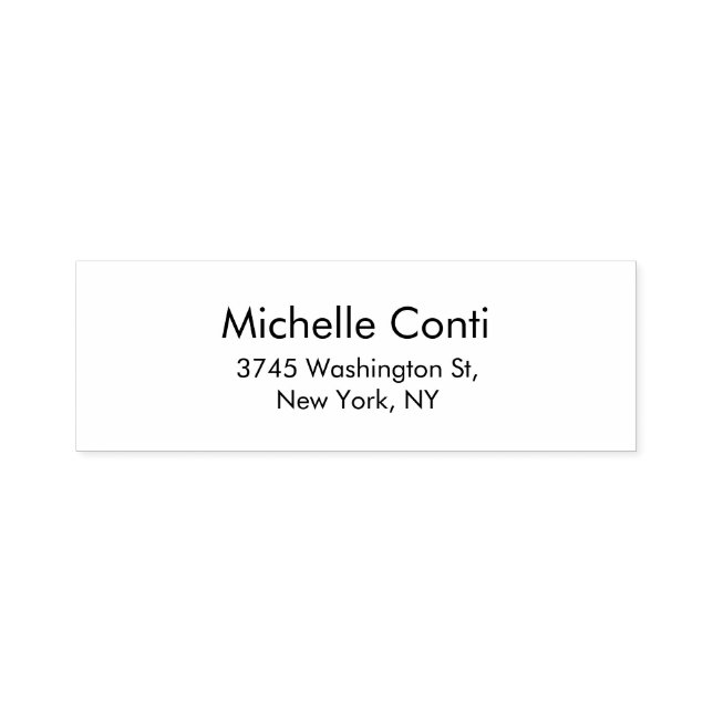 Carimbo Auto Entintado Simples e elegante moderno legível (Design)