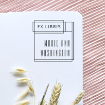 Simples e Moderno Ex Libris Bookplate