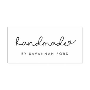 Carimbo Auto Entintado Simples Script de corte