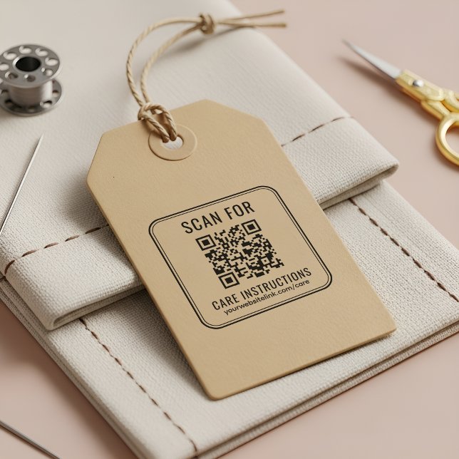 Carimbo Auto Entintado Site de Instruções de Cuidado com Código QR Empres (Criador carregado)