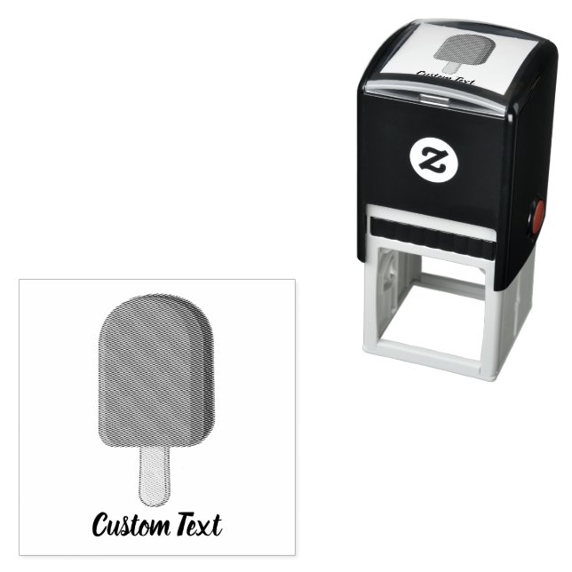 Carimbo Auto Entintado Sorvete de chocolate (In Situ)