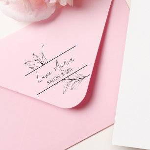 Carimbo Auto Entintado Spa de Salão Chic Personalizado