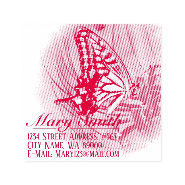 Carimbo Auto Entintado Swallowtail (Design)