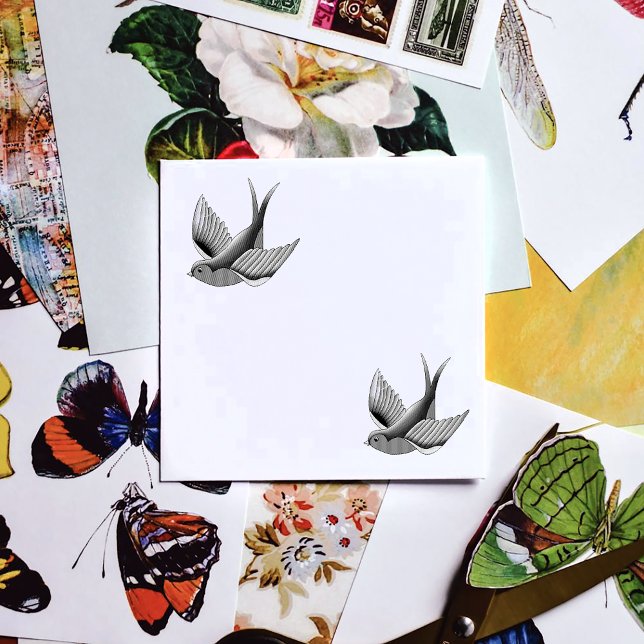 Carimbo Auto Entintado Tatuagem Vermelha de Engolir (Criador carregado)