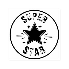 Carimbo Auto Entintado Teacher Student Super Star Encouragement Star Icon