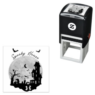 Carimbo Auto Entintado Tema de Halloween Fofo