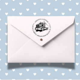 Carimbo Auto Entintado Tema Semi Truck