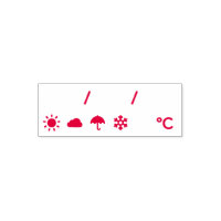 Tempo, temperatura e data 天 気 ・ 気 温 ・ 付 日