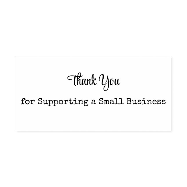 Carimbo Auto Entintado “Thank You” Star Accent Rubber Stamp (Design)