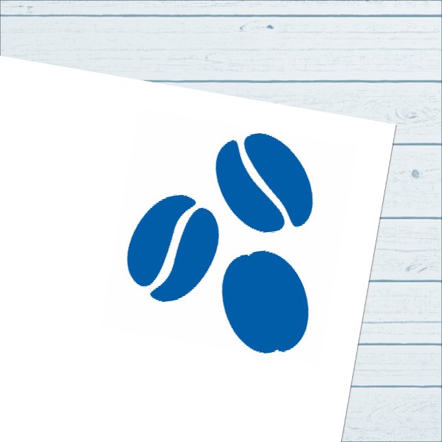 Carimbo Auto Entintado Trio Simples De Bean De Café (Criador carregado)