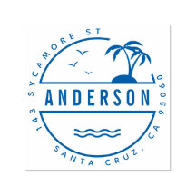 Tropical Palm Trees Summer Family Endereço de devo