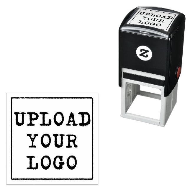 Carimbo Auto Entintado Upload A Business Logo Custom Square (In Situ)