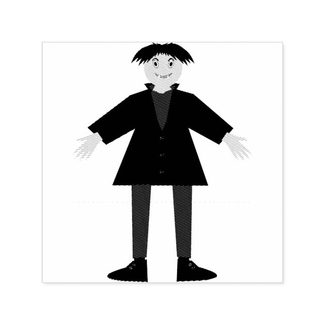 Carimbo Auto Entintado Vampiro do Dia das Bruxas (Design)