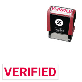 Carimbo Auto Entintado Verified Document Stamp