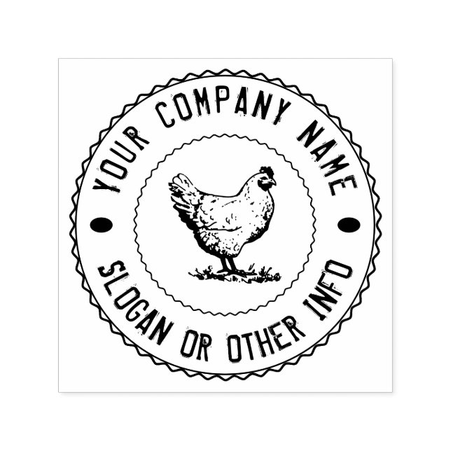 Carimbo Auto Entintado Vintage Clássico ⎢ Ovo Personalizado (Design)