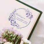 Carimbo Auto Entintado Vintage Violet Wreath Return Address<br><div class="desc">Vintage Violet Wreath Return Address Rubber Stamps por invintage.</div>