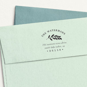 Carimbo Auto Entintado Wild Meadow Return Address