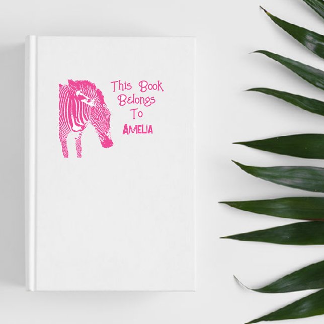 Carimbo Auto Entintado Zebra Personalizada Este Livro Pertence A (Criador carregado)